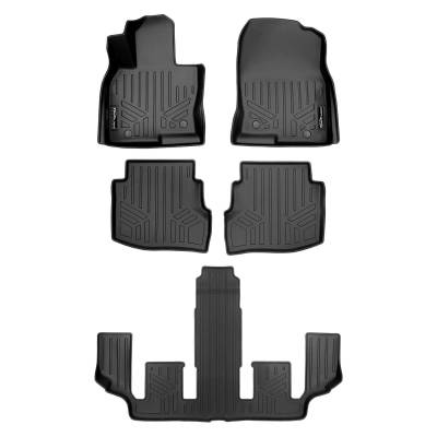 SMARTLINER - SMARTLINER SA0257/B0523/C0523 Front/Rear BLACK Floor Liners Mazda CX-9