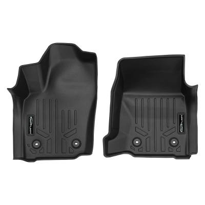 SMARTLINER - SMARTLINER SA0743 Front BLACK Floor Liners for Tacoma Ext/Double