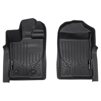 SMARTLINER - SMARTLINER SA0748 Front BLACK Floor Liners Ford Ranger Crew