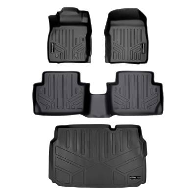 SMARTLINER - SMARTLINER SA0360/B0360/D0360 Front/Rear BLACK Floor Liners Ford EcoSport