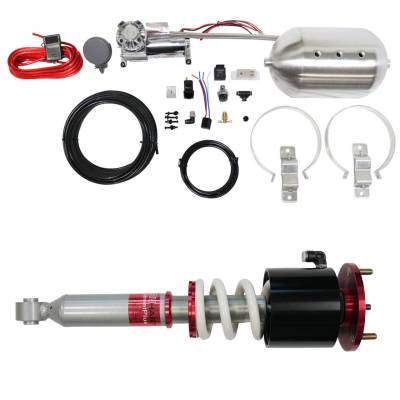 TruHart - TruHart TH-I802-VACF-12+TH-ACK01 StreetPlus Coilovers w/Silver for 06-10 M35 M45
