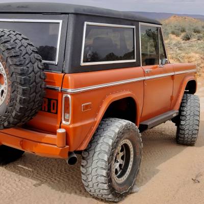 Rock Slide Engineering - Rock Slide BD-SS-300-B1GD Driver Side 1st Gen Step Slider for Ford Bronco