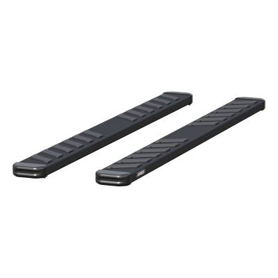 ARIES - ARIES B2975 NovaTrac 6" x 75" Black Steel Running Boards