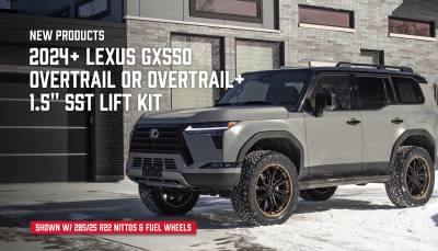 ReadyLift - ReadyLift 69-55150 1.5" Suspension Lift Kit for 24-25 Lexus GX550 Overtrail