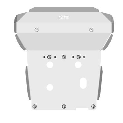 Asfir 4x4 - Asfir 4x4 544256 23-25 Chevrolet Colorado 2.7 Skid Plate Front