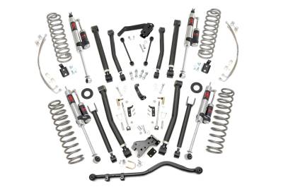 Rough Country Suspension Systems - Rough Country 68344 6" Suspension Lift Kit for 07-18 Jeep Wrangler JK 4DR
