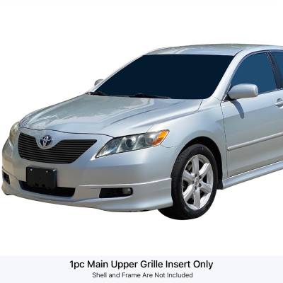 APS - APS Stainless Billet Grille Black for 07-09 Toyota Camry GR20HEB14J