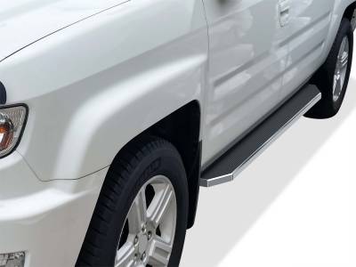 APS - APS IB08RAB4Y H-Series Running Boards Polish for 06-14 Honda Ridgeline