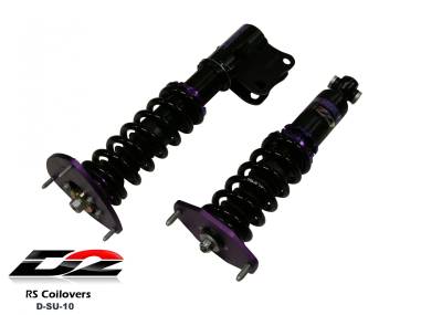 D2 Racing - D2 Racing D-SU-10 RS Coilovers for 08-21 Subaru STi 15-21 WRX