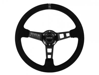 PRP - PRP SRG140 Deep Dish Suede Steering Wheel 13" Diameter Black