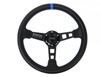 PRP - PRP SRG131 Deep Dish Leather Steering Wheel 13" Diameter Blue PRP Seats