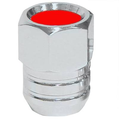 Wheel Vintiques - Wheel Vintiques 5007RED 7/16 Pont Rallye 2 Lug Nut Red 3/4Hex