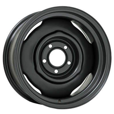 Wheel Vintiques - Wheel Vintiques OE Chrysler 15x7 5x4.0 4.25" BS Satin Black 63-5754044A