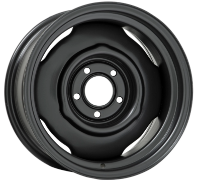 Wheel Vintiques - Wheel Vintiques OE Chrysler 15x8 5x4.5 4.125" BS Satin Black 63-581204A