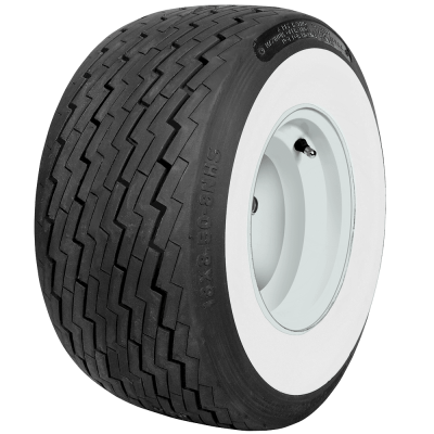 Coker - Coker 50188 18X8.50-R8 Coker GOLF CART TIRE 2.5" White Wall