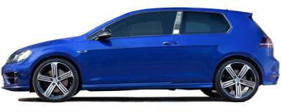 Quality Automotive Accessories - QAA TH95620 6Pc Stainless Steel Rocker Panel Trim for 1995-1995 VW Golf