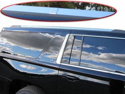 Quality Automotive Accessories - QAA RR55198 6Pc Stainless Steel Roof Rack Accent for 2015-2020 Chevy Suburban