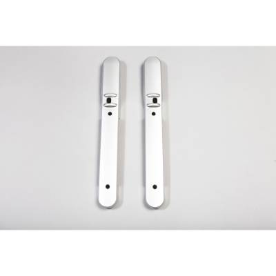 Rugged Ridge - Rugged Ridge 11151.16 Front Door Handle Trim Brushed Silver for Jeep Wrangler