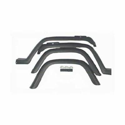 Rugged Ridge - Rugged Ridge 11602.02 4-Piece Fender Flare Kit for Jeep Wrangler