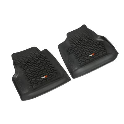 Rugged Ridge - Rugged Ridge 12920.11 Floor Liners Front Pair Black for 97-06 Wrangler TJ