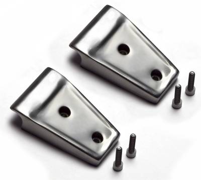 Rugged Ridge - Rugged Ridge 11111.10 Stainless Hood Hinge Covers for 07-18 Jeep Wrangler JK