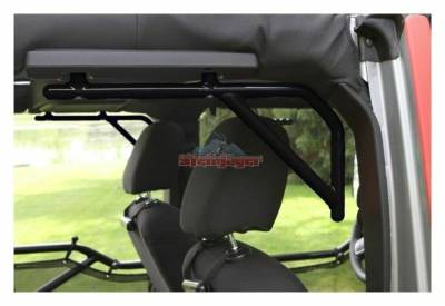 Steinjager - Steinjager Rear Rigid Style Grab Handles Black for Jeep JK 4DR J0040941