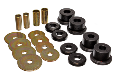 Energy Suspension - Energy Suspension 5.4103G Sub-Frame Bushing Set Polyurethane Black