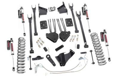 Rough Country Suspension Systems - Rough Country 8" 4-Link Lift Kit 08-10 F250/F350 Super Duty Diesel 4WD 59250
