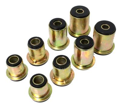 Energy Suspension - Energy Suspension 3.3105G Control Arm Bushing Set Front Polyurethane Black