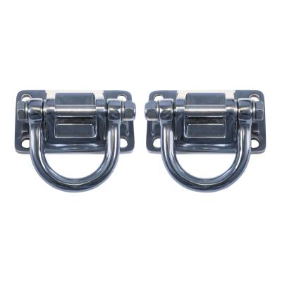 Rugged Ridge - Rugged Ridge 11540.17 Polished Stainless Steel D-Rings for XHD Modular Bumper