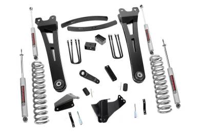 Rough Country Suspension Systems - Rough Country 537.20 6" Suspension Lift Kit for 05-07 Ford Super Duty 4WD Gas