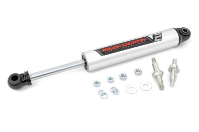 Rough Country Suspension Systems - Rough Country 8732570 0-6" Lift V2 Single Steering Stabilizer for 73-91 GM Truck