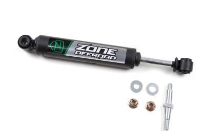 Zone Offroad - Zone Offroad Single Steering Stabilizer Black for Ram 2500/3500 4WD ZON7204
