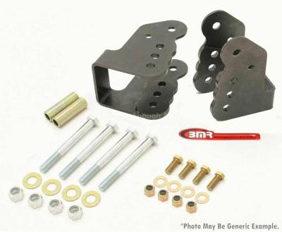 BMR Suspension - BMR Suspension CAB003H Control Arm Relocation Brackets Bolt-On
