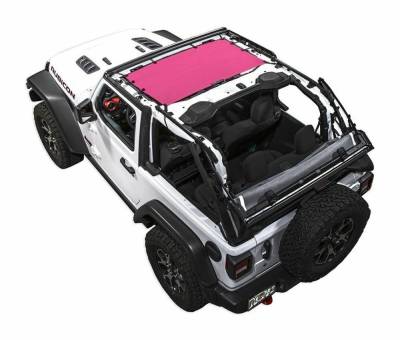 SpiderWebShade - SpiderWebShade Mesh Bikini Top-Pink for Jeep JL 2DR JLKINI-2D-PNK