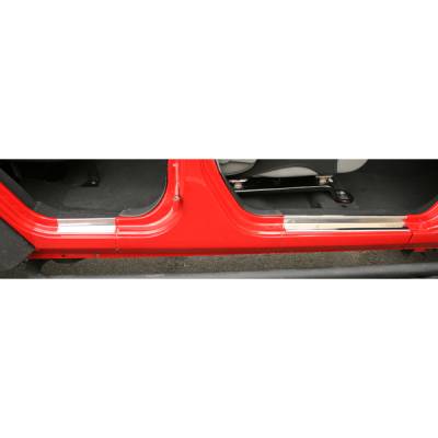 Rugged Ridge - Rugged Ridge 11119.05 Door Entry Guards Stainless Steel