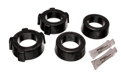Energy Suspension - Energy Suspension 15.2109G Spring Plate Bushing Set Rear Polyurethane Black