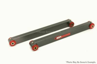 BMR Suspension - BMR TCA019H Lower Control Arms Boxed Dom Non-Adj Poly Bushings