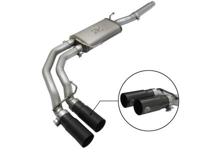 aFe Power - aFe 49-43079-B Rebel 3" Cat-Back Stainless Exhaust Kit 04-18 Ford F150 4.6/5.4