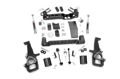 Rough Country Suspension Systems - Rough Country 32630 4" Suspension Lift Kit for 06-08 Ram 1500 4WD