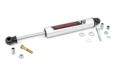 Rough Country Suspension Systems - Rough Country 8731170 0-7" V2 Steering Stabilizer for 11-15 Silverado/Sierra HD