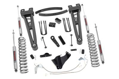 Rough Country Suspension Systems - Rough Country 539.20 6" Suspension Lift Kit for 08-10 Ford Super Duty 4WD Gas