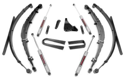 Rough Country Suspension Systems - Rough Country 49730 6" Suspension Lift Kit for 99-04 Ford SD V10/Diesel 4WD