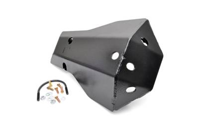 Rough Country Suspension Systems - Rough Country Dana 44 Rear Differential Skid Plate Black for Wrangler JK 799