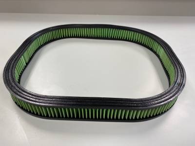 Green Filter USA - Green Filter 2339 Oval Air Filter 2" H 17" x 13" ID 19" x 15" OD 19" x 15" Top