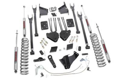 Rough Country Suspension Systems - Rough Country 527.20 6" 4-Link Lift Kit 15-16 F250 Super Duty Diesel 4WD