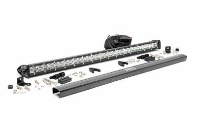 Rough Country Suspension Systems - Rough Country 30" CREE LED Light Bar Single Row Spot Beam Pattern 70730