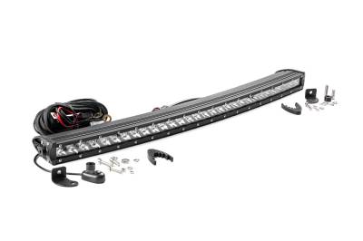 Rough Country Suspension Systems - Rough Country 72730 Chrome Series 30" Single Row LED Light Bar Each