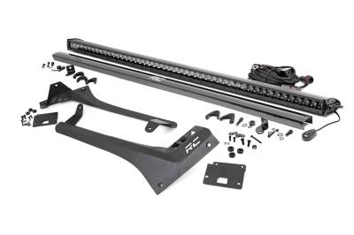 Rough Country Suspension Systems - Rough Country 70065 Windshield Mount 50" LED Light Bar Kit for 18-26 Jeep JL/JT