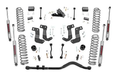 Rough Country Suspension Systems - Rough Country 78130 3.5" Suspension Lift Kit for 20-23 Wrangler JL 4DR Diesel